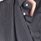 Model 4. Single breasted 1 button 3 piece suit