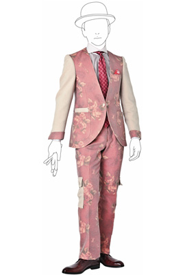 Model 17. Single breasted 1 button suit